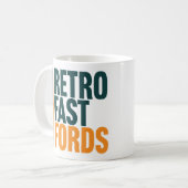 Retro Fast Fords Classic Mug コーヒーマグカップ (正面左)