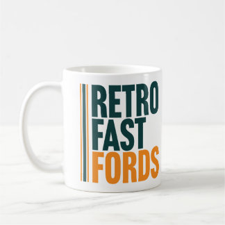 Retro Fast Fords Classic Mug コーヒーマグカップ