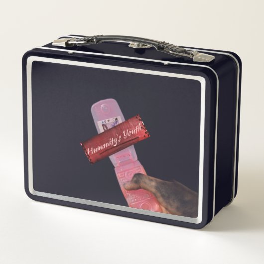 retro feminist aesthetic lunch box メタルランチボックス (裏面)
