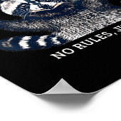 Retro Feral Aunts Club Raccoon Auntie Pregnancy An ポスター (角)