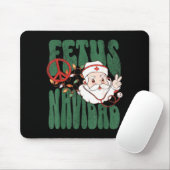 Retro Fetus Navidad Santa Claus Christmas Obgyn Nu マウスパッド (マウス)