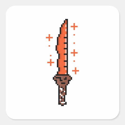 Retro Fire Dagger スクエアシール (正面)