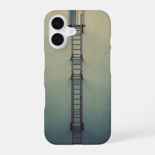 Retro Fire Escape Ladder iPhone 16ケース (裏面)