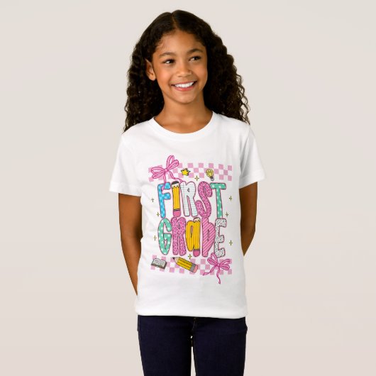 Retro First  Grade  Tシャツ (正面フル)