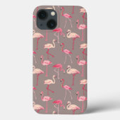Retro Flamingos Case-Mate iPhoneケース (裏面)