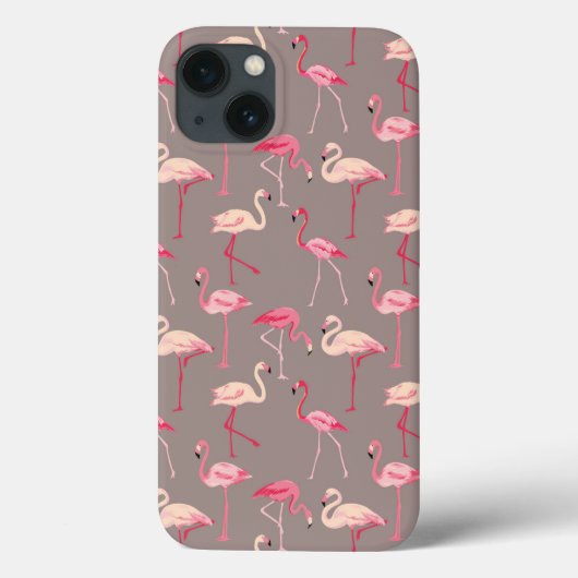 Retro Flamingos Case-Mate iPhoneケース (裏面)