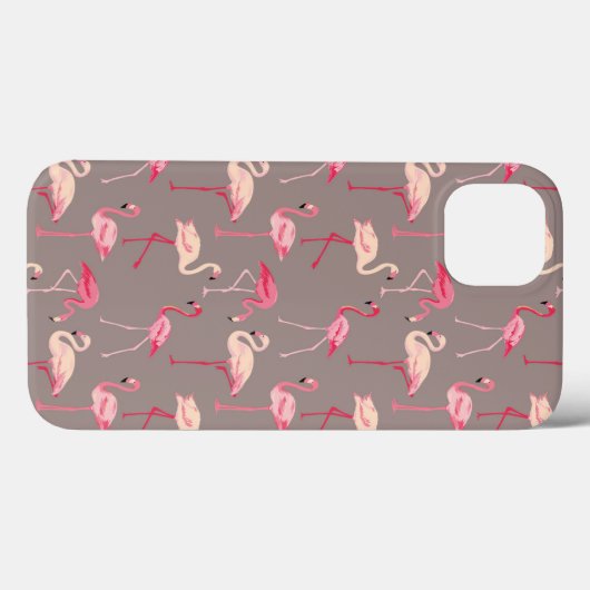 Retro Flamingos Case-Mate iPhoneケース (裏面 (横))