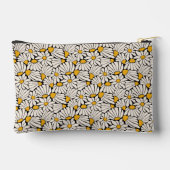 Retro floral botanical block print アクセサリーポーチ (裏面)