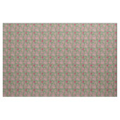 Retro Floral Design Fabric ファブリック (ヤード)