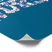 Retro Floral Neuro Nurse Neurology Neurologist Rn  ポスター (角)