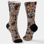 Retro floral pattern. ソックス (傾斜あり)