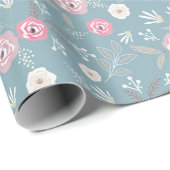 Retro floral pattern. ラッピングペーパー (ロールコーナー)