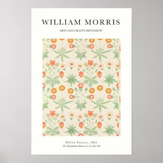 Retro Flower ポスター (正面)