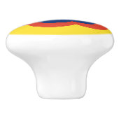 Retro Flower Flowers Blumen Muster 70er 70ies 70s セラミックノブ (側面)