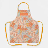 Retro Flower Garden Pattern エプロン (正面)