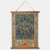 Retro Flowering Tree by Dearle for William Morris 吊り下げ型タペストリー (正面)