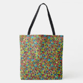 Retro flowers トートバッグ (正面)