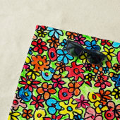 Retro flowers ビーチタオル (インサイチュ)
