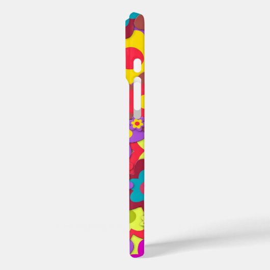 RETRO FLOWERS IPHONE OTTER BOX CASE  Case-Mate iPhoneケース (裏面 / 左)