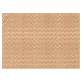 Retro Flowers Tablecloth Brown Terracotta Style テーブルクロス (正面(横))