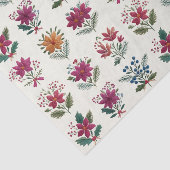 Retro Folk Floral Christmas 薄葉紙 (詳細)