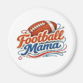 Retro Football Mama Magnet マグネット