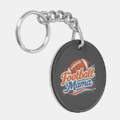 Retro Football Mama Mother's Day Keychain キーホルダー (正面左)