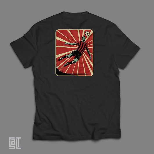 Retro Football Soccer Header Glory Tシャツ