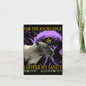 Retro For The Knowledge I Offer My Sanity Japanese カード (正面)