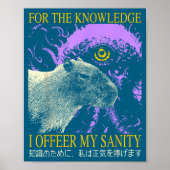 Retro For The Knowledge I Offer My Sanity Japanese ポスター (正面)