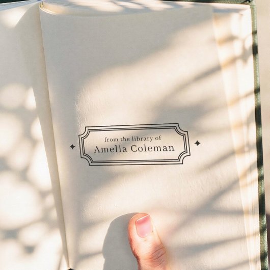 Retro Frame & Diamonds From the Library of  セルフインキングスタンプ