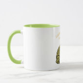 Retro Frog Bare Minimum Color Inside Mug マグカップ (左)