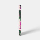 Retro Fun Cat Design iPhoneケース (左側面)