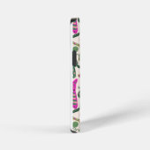 Retro Fun Cat Design iPhoneケース (右側面)