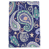 Retro Fun Galaxy ミディアムペーパーバッグ (裏面)