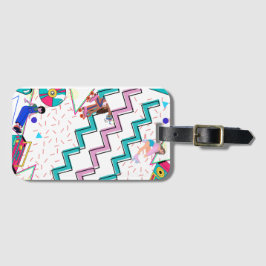 Retro Funky  ラゲッジタグ
