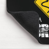 Retro Funny But Officer The Sign Said Do A Burnout マウスパッド (コーナー)