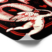 Retro Funny Cud Says 6 7 Six Seven Couples Valenti ポスター (角)