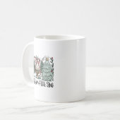 Retro Funny Let Heaven And Nature Sing Nes Tree Ch コーヒーマグカップ (正面左)