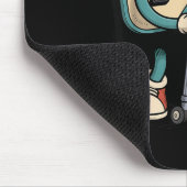 Retro Funny Old Gamer 80s 90s Clic Video Game Humo マウスパッド (コーナー)