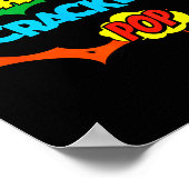 Retro Funny Snap Crackle P Quote Relax Meme Game  ポスター (角)