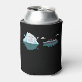 Retro Funny Titanic Iceberg 1912 Cruis Vessel 缶クーラー (缶正面)