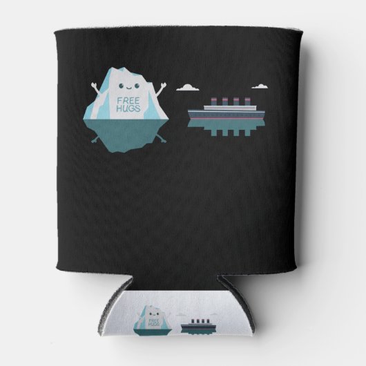 Retro Funny Titanic Iceberg 1912 Cruis Vessel 缶クーラー (正面)