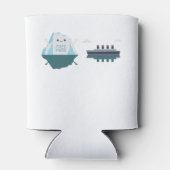 Retro Funny Titanic Iceberg 1912 Cruis Vessel 缶クーラー (裏面)
