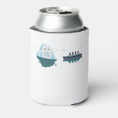 Retro Funny Titanic Iceberg 1912 Cruis Vessel 缶クーラー (缶裏面)