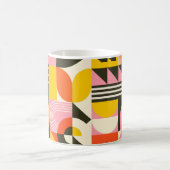 Retro Fusion Mug – Colourful Abstract Coffee Cup   コーヒーマグカップ (中央)