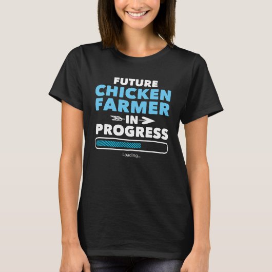 Retro Future Chicken Farmer Whisperer For Kids 3 Tシャツ (正面)