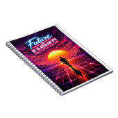 Retro Future Motivation Poster ノートブック (右側)