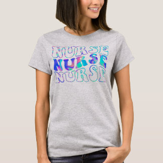 Retro Future Nurse Life For Registered Nurse Tシャツ