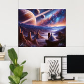 Retro Futurismus ポスター (ホームオフィス)